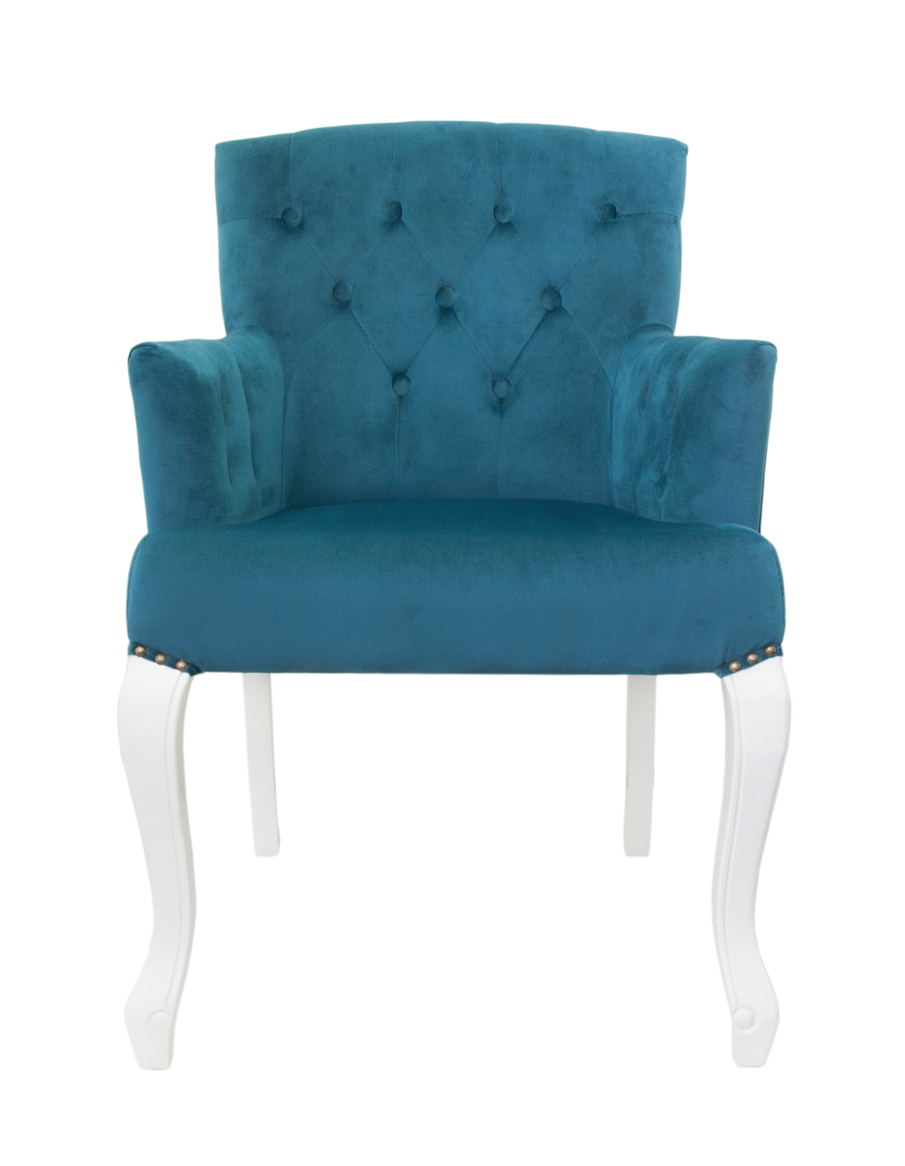 Классическое кресло Deron Blue and White