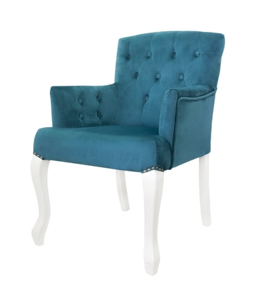 Классическое кресло Deron Blue and White