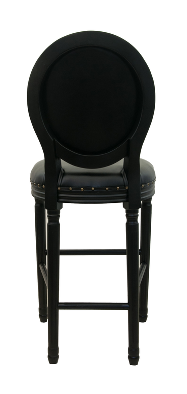 Дизайнерский барный стул Filon Button Black