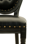 Дизайнерский барный стул Filon Button Black