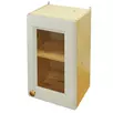 Шкаф настенный со стеклом Весури арт. 241 слоновая кость